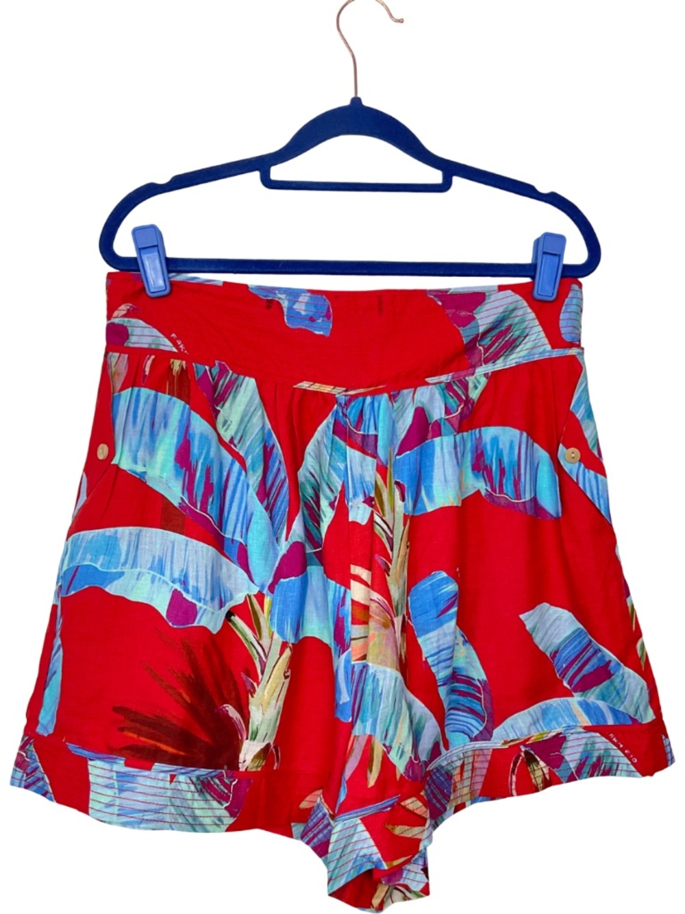 FARM Rio Sweet Jungle Linen Blend Shorts‎ - Picture 5 of 11